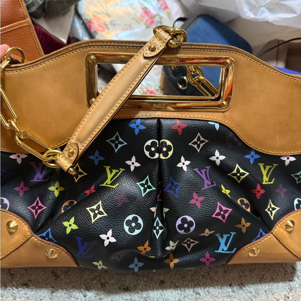 Louis Vuitton Judy MM Multicolor Designer Women's Bag